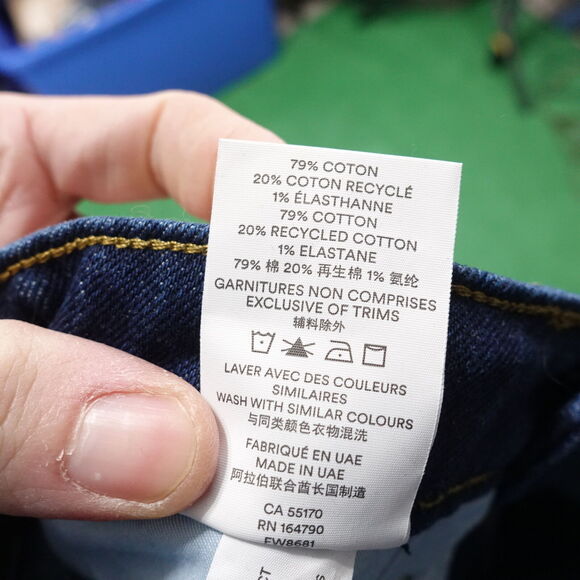 NWT FRANK AND OAK CYNDI STRAIGHT FIT DENIM BLUE JEANS WOMENS SIZE 24 NEW! - Picture 9 of 12